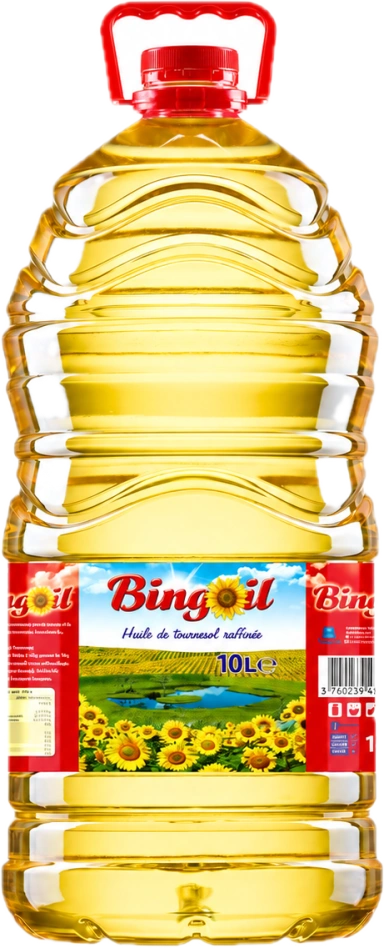 Huile de tournesol Bingoil, 10 L